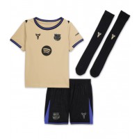 Barcelona Pau Cubarsi #5 Vonkajší Detský futbalový dres 2025-26 Krátky Rukáv (+ trenírky)